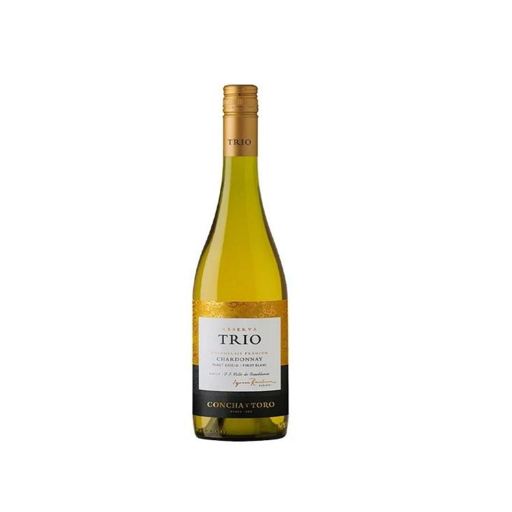Vino Trio Reserva Chardonnay 750cc